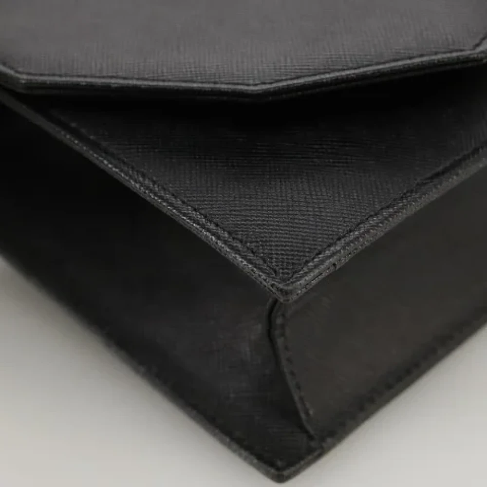 Saint Laurent Vintage Pre-owned Leather clutches Black Dames