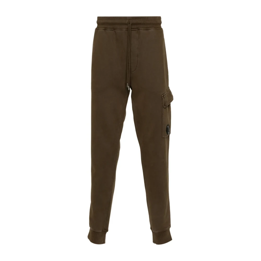 C.p. Company Men's Brown Cargo Trousers - Sweatpants - M - Trousers