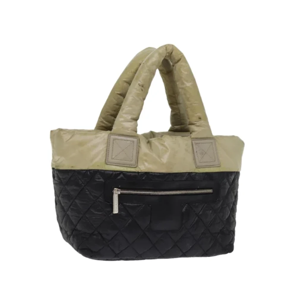 Chanel Vintage Pre-owned Nylon handbags Black Dames