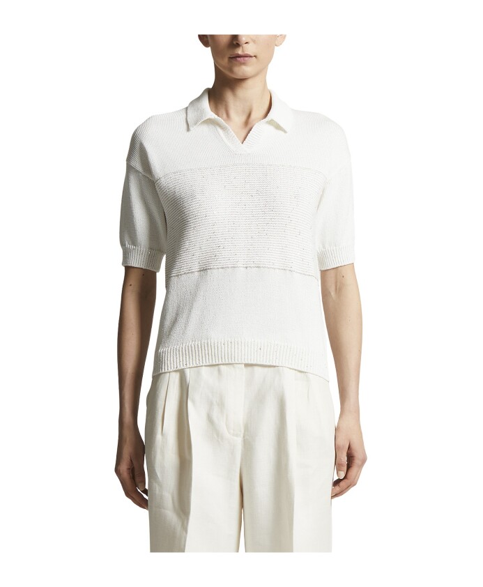 polo-en-coton-avec-sequins