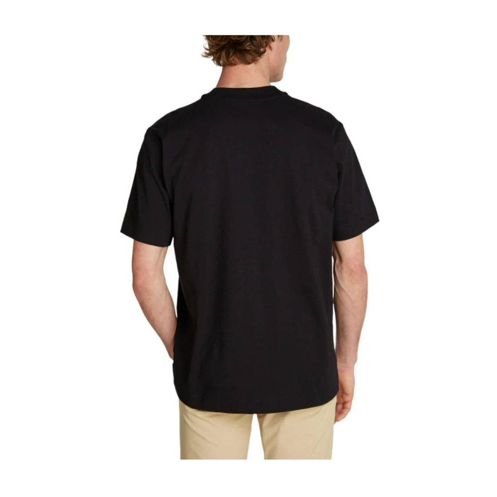 Calvin Klein Minimalistisch Logo Applique Shirt Black Heren