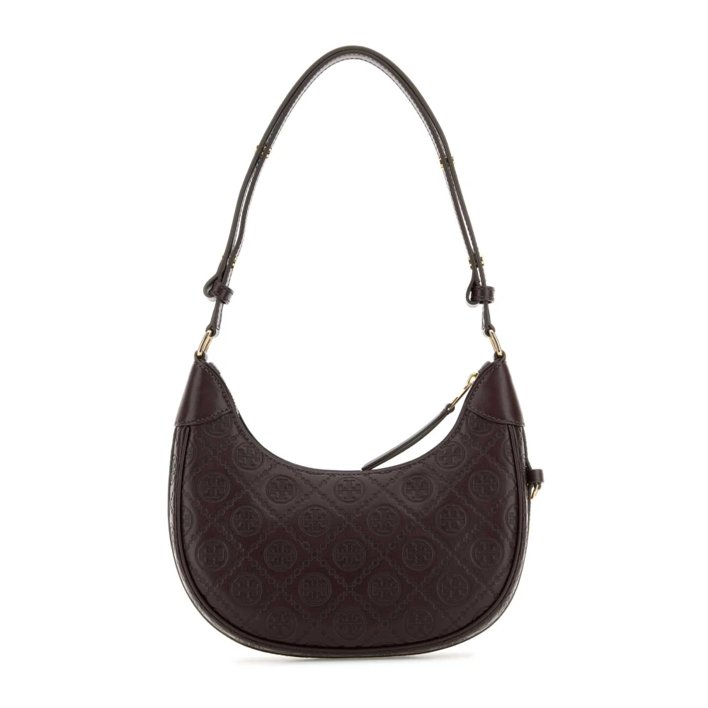 TORY BURCH Klassieke Bruin Leren Schoudertas Brown Dames