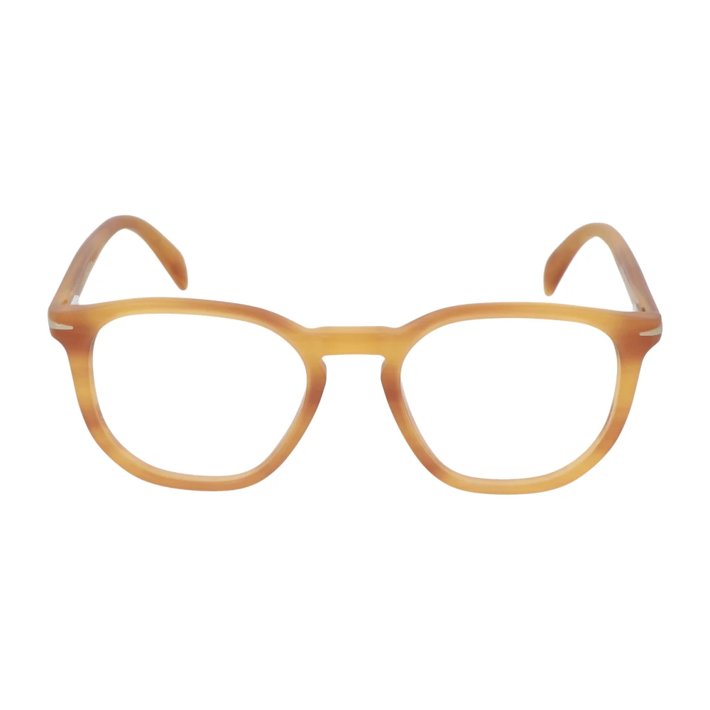 Eyewear by David Beckham Retro vierkant montuur bril Brown Unisex