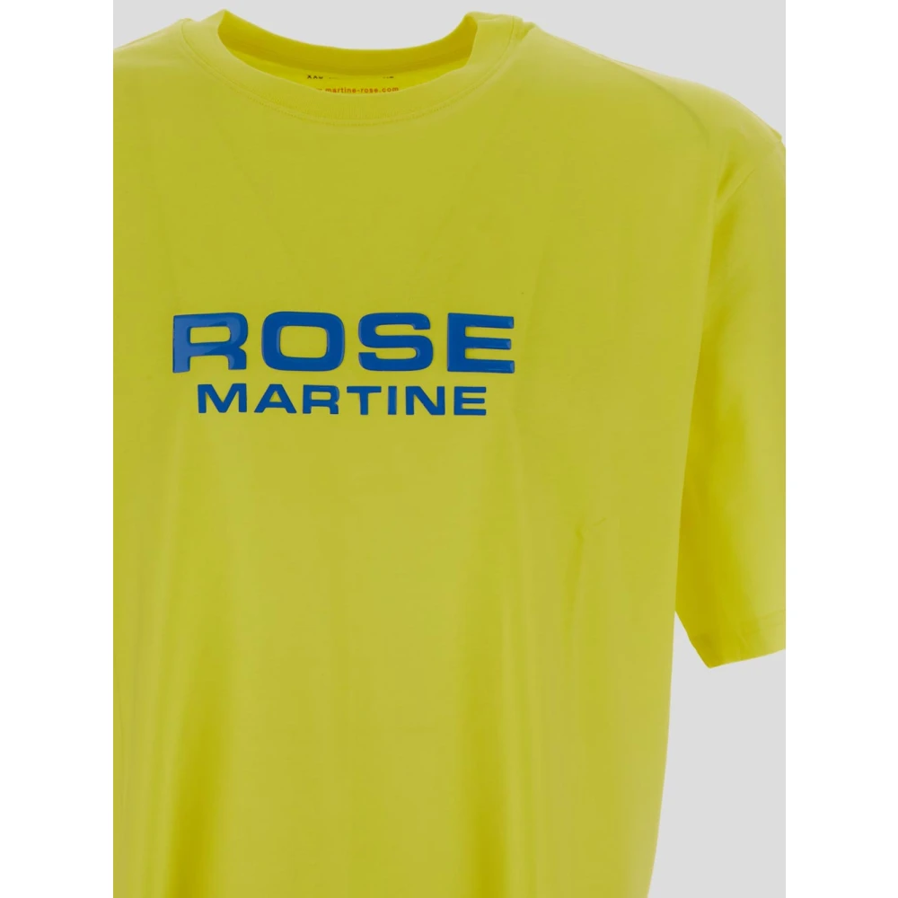 Martine Rose T-Shirts Yellow Heren