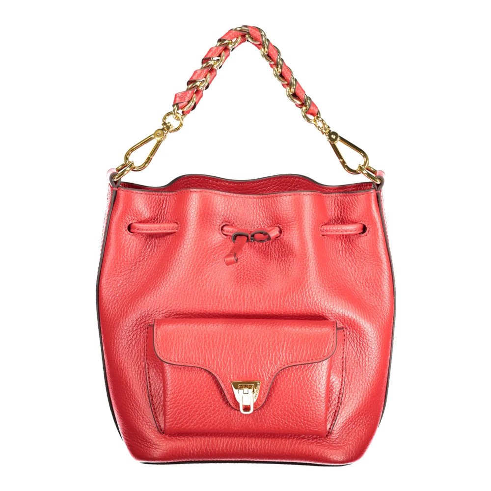 Coccinelle Rosso Leather Woman Bag - Image 2