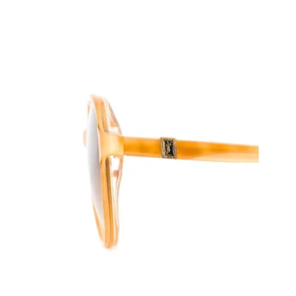 Yves Saint Laurent Vintage Pre-owned Acetate sunglasses Yellow Dames