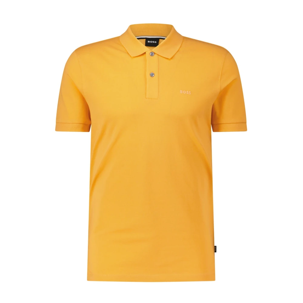 Hugo Boss Oranje Polo Shirt Korte Mouw Orange Heren