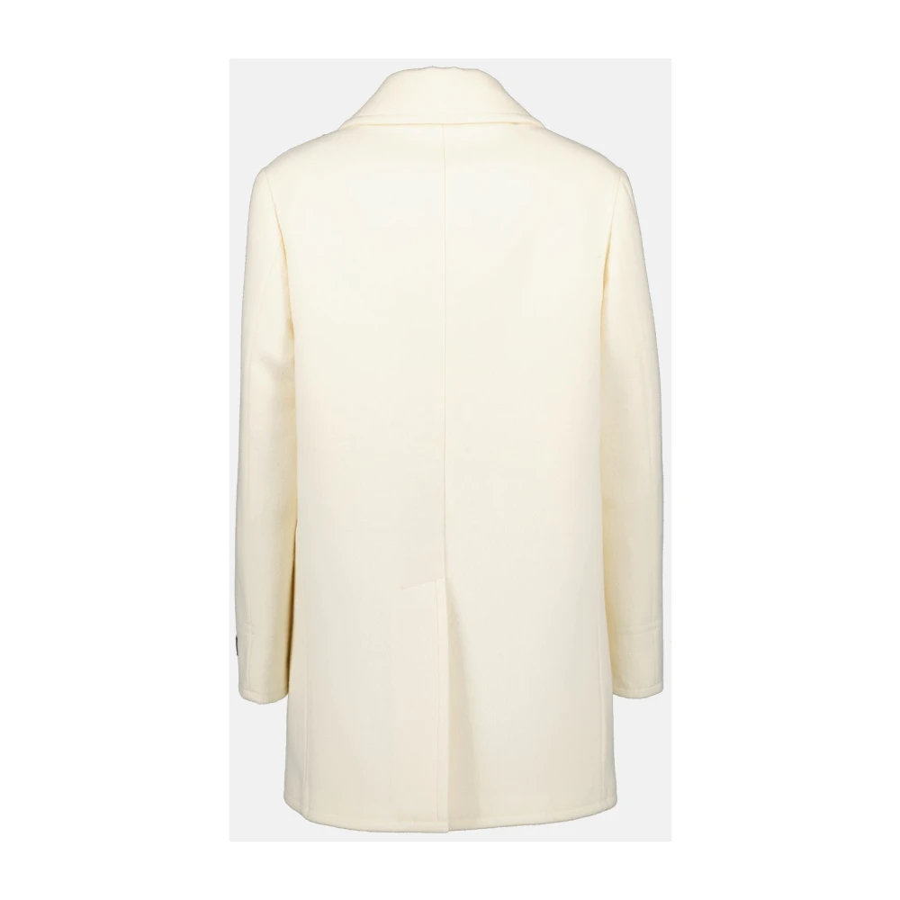 Prada Klassieke wollen jas Beige Dames