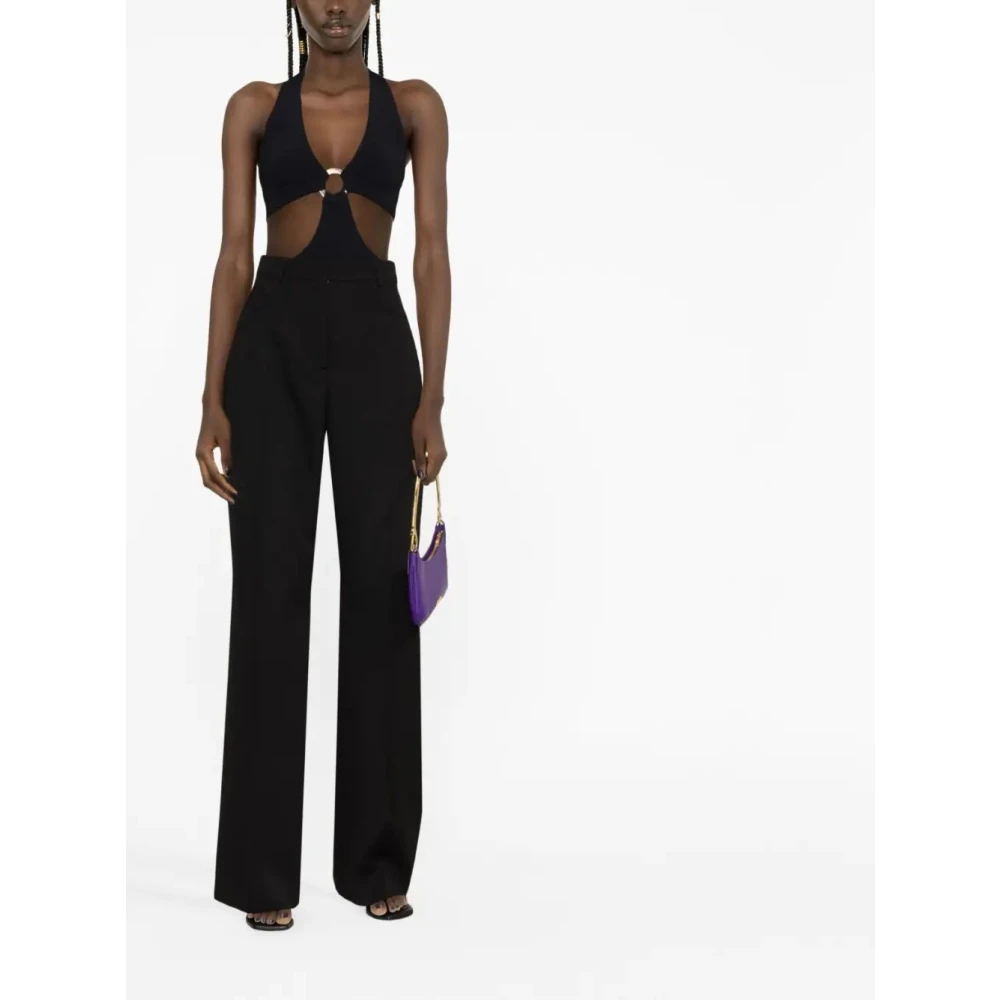 Jacquemus Salie Groene Broek Black Dames