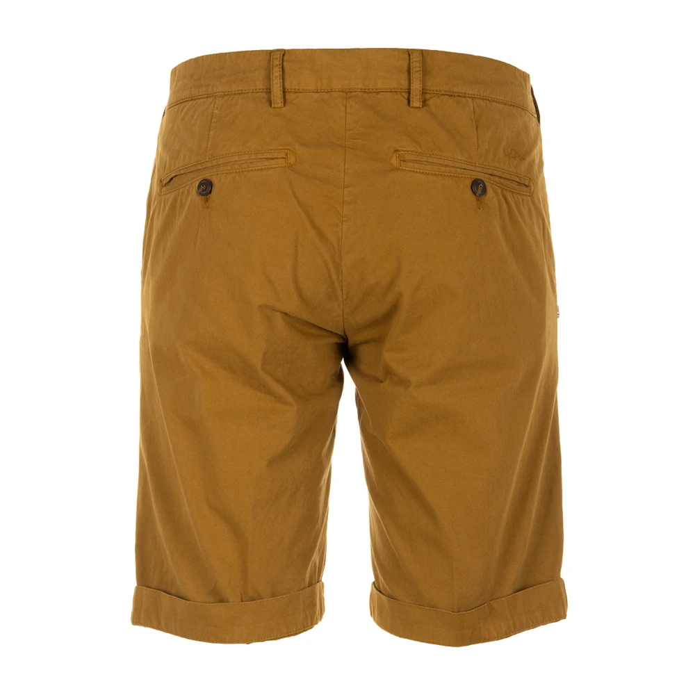 40Weft Chino Bermuda Shorts Green Heren