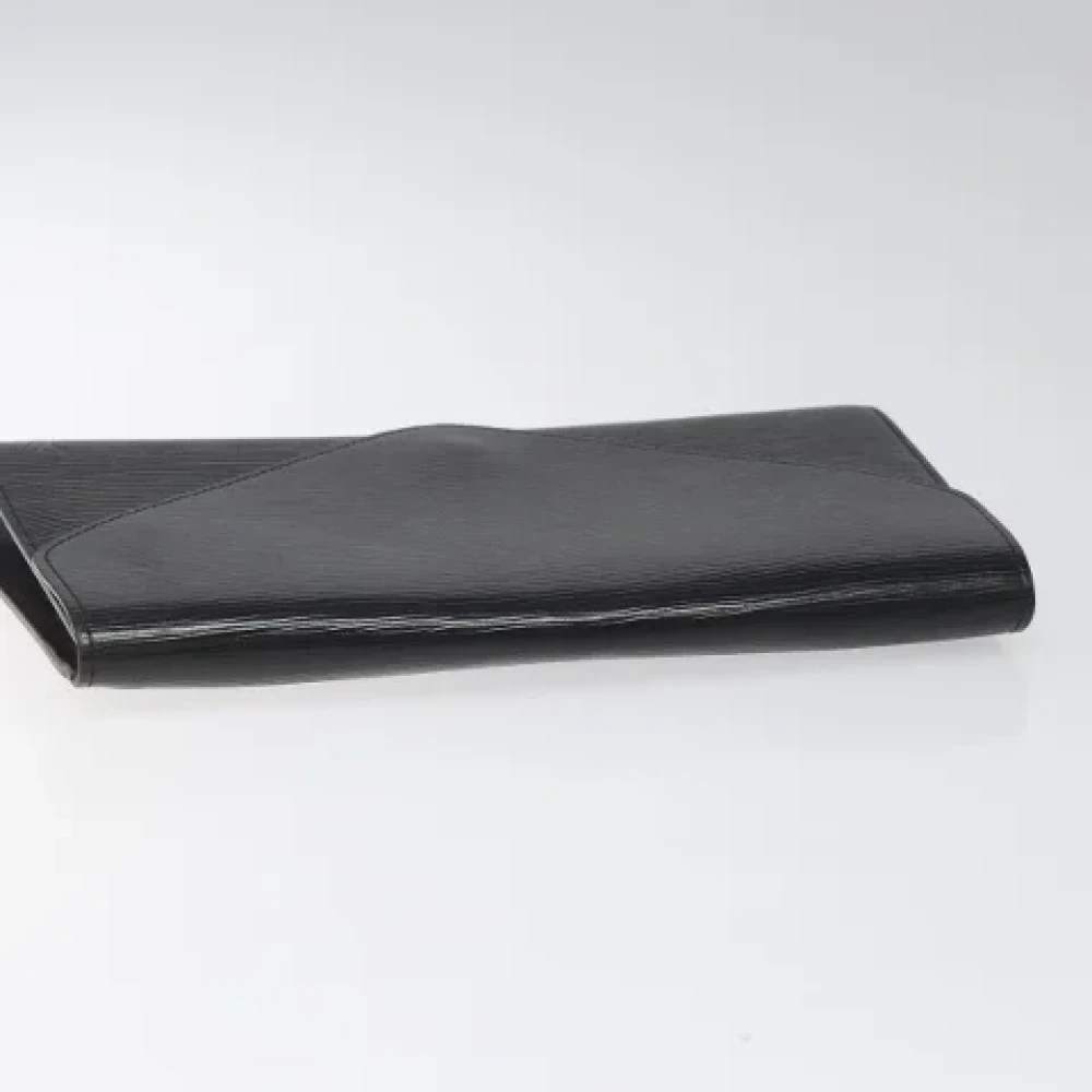 Louis Vuitton Vintage Pre-owned Leather clutches Black Dames