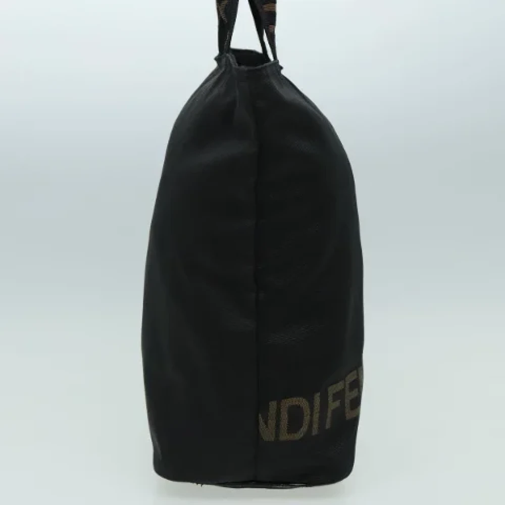 Fendi Vintage Pre-owned Nylon handbags Black Dames