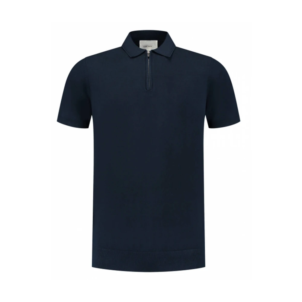 Pure Path Half Zip Gebreide Trui Blue Heren