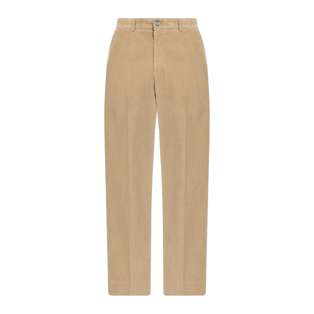 Dolce & Gabbana Men's Beige Corduroy Trousers