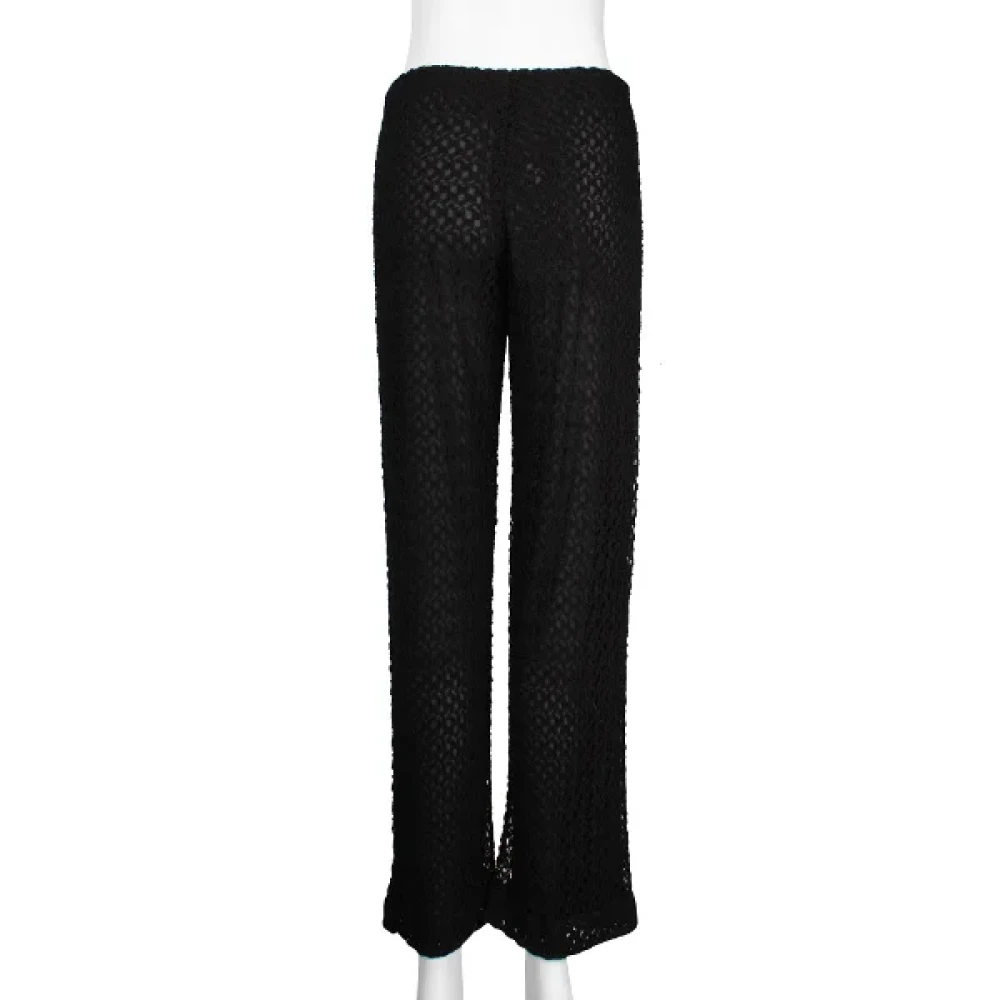 Missoni Pre-owned Knit bottoms Black Dames