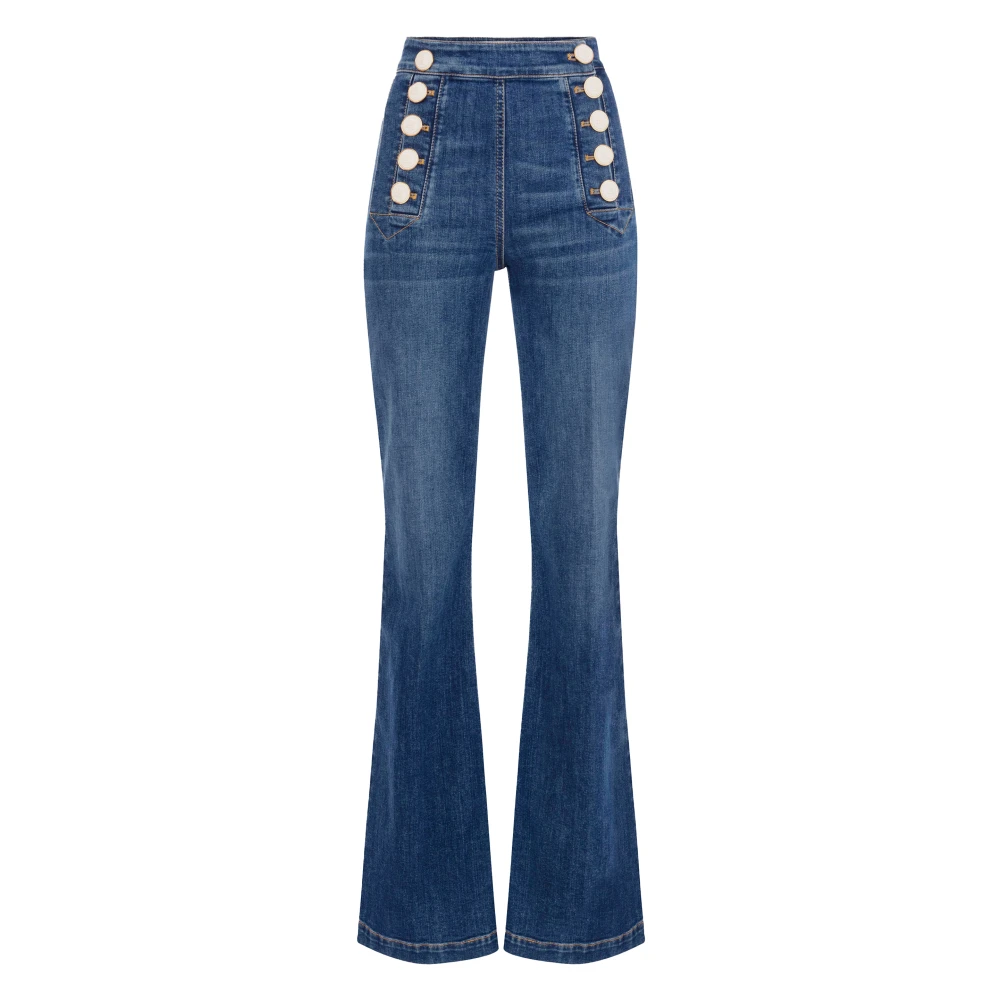 Elisabetta Franchi jeans Pj44D41E2 Blue Dames