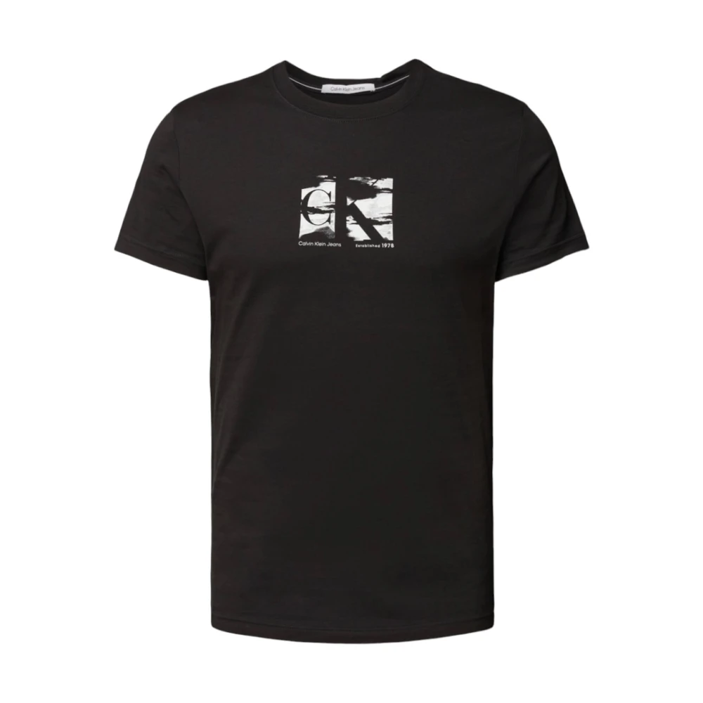 Calvin Klein Klassiek T-shirt Black Heren
