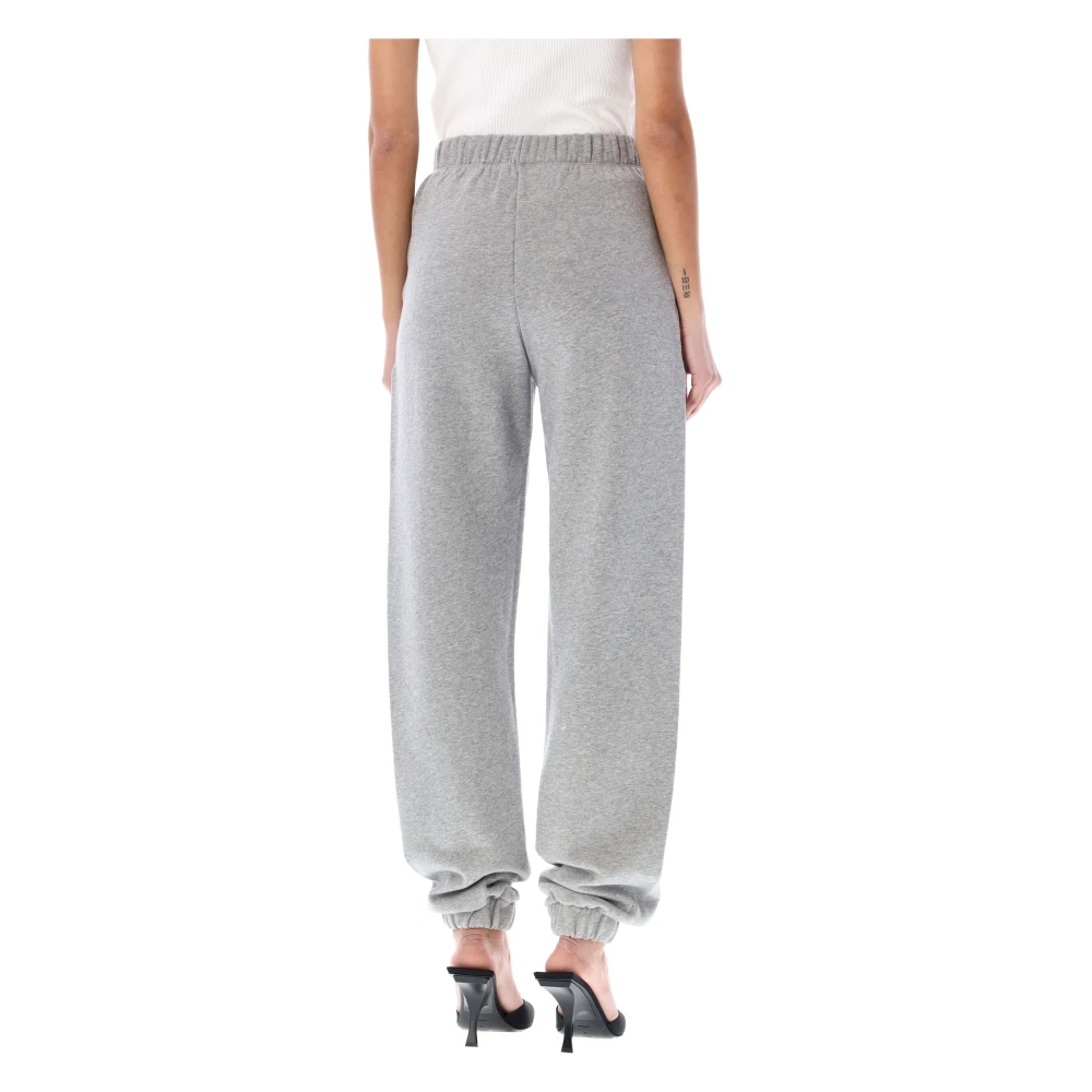 The Attico Grijze Melange Penny Lange Broek Gray Dames