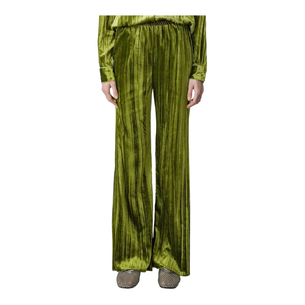 Forte Casual Groene Broek Green Dames