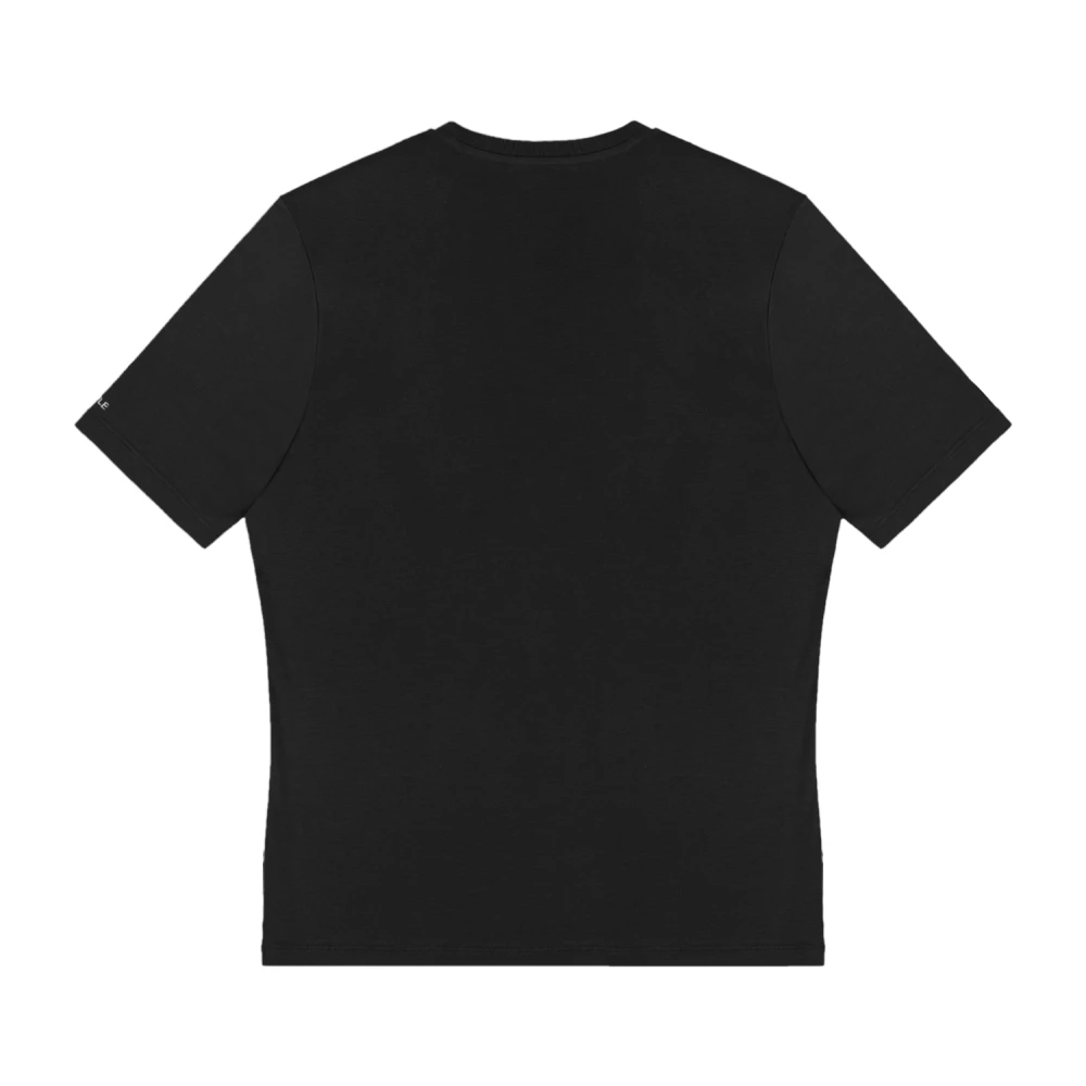People of Shibuya Ultra-lichte katoenen T-shirt met reflecterend logo Black Heren