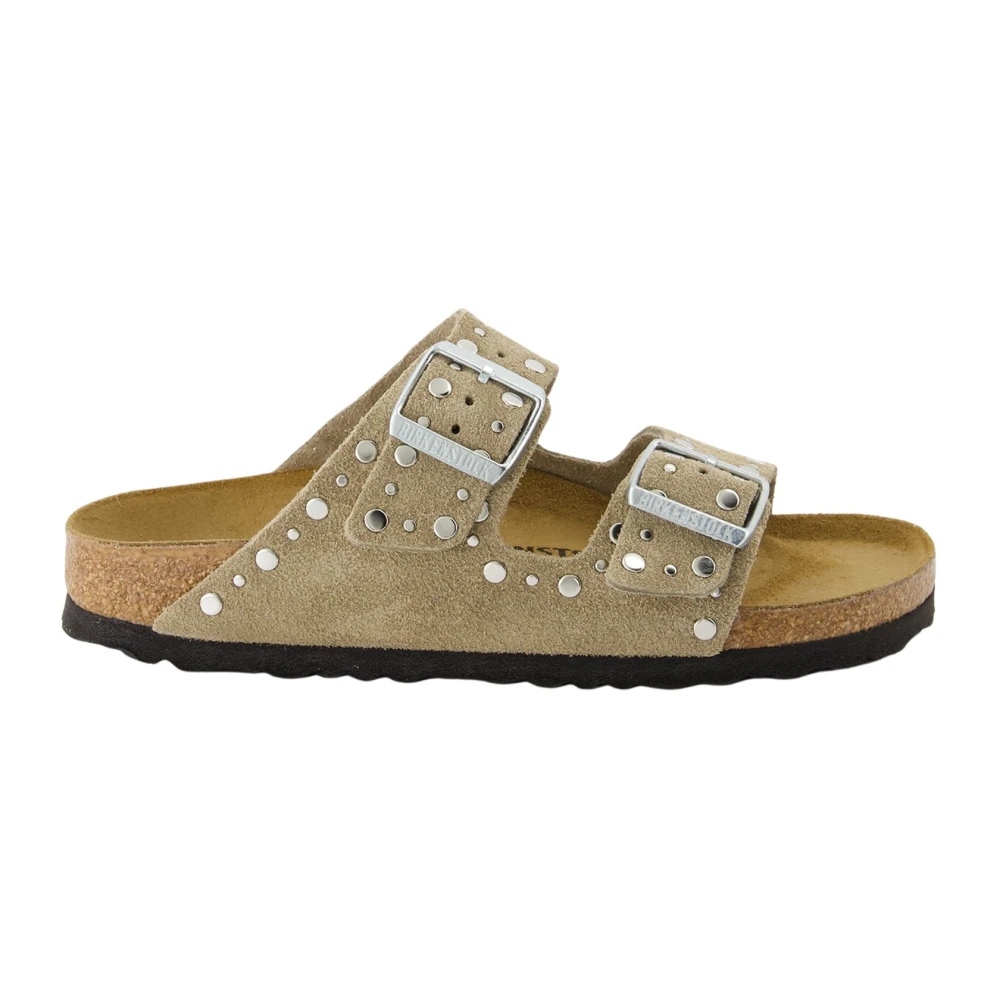 Birkenstock Women's Beige Rivet Sandals Spring-Summer 2025 - Sliders - 3 Uk - Shoes