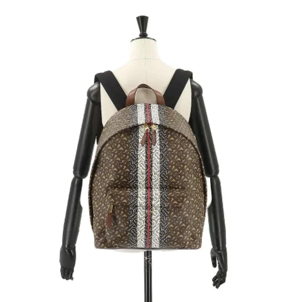 Burberry Vintage Pre-owned Canvas backpacks Brown Dames