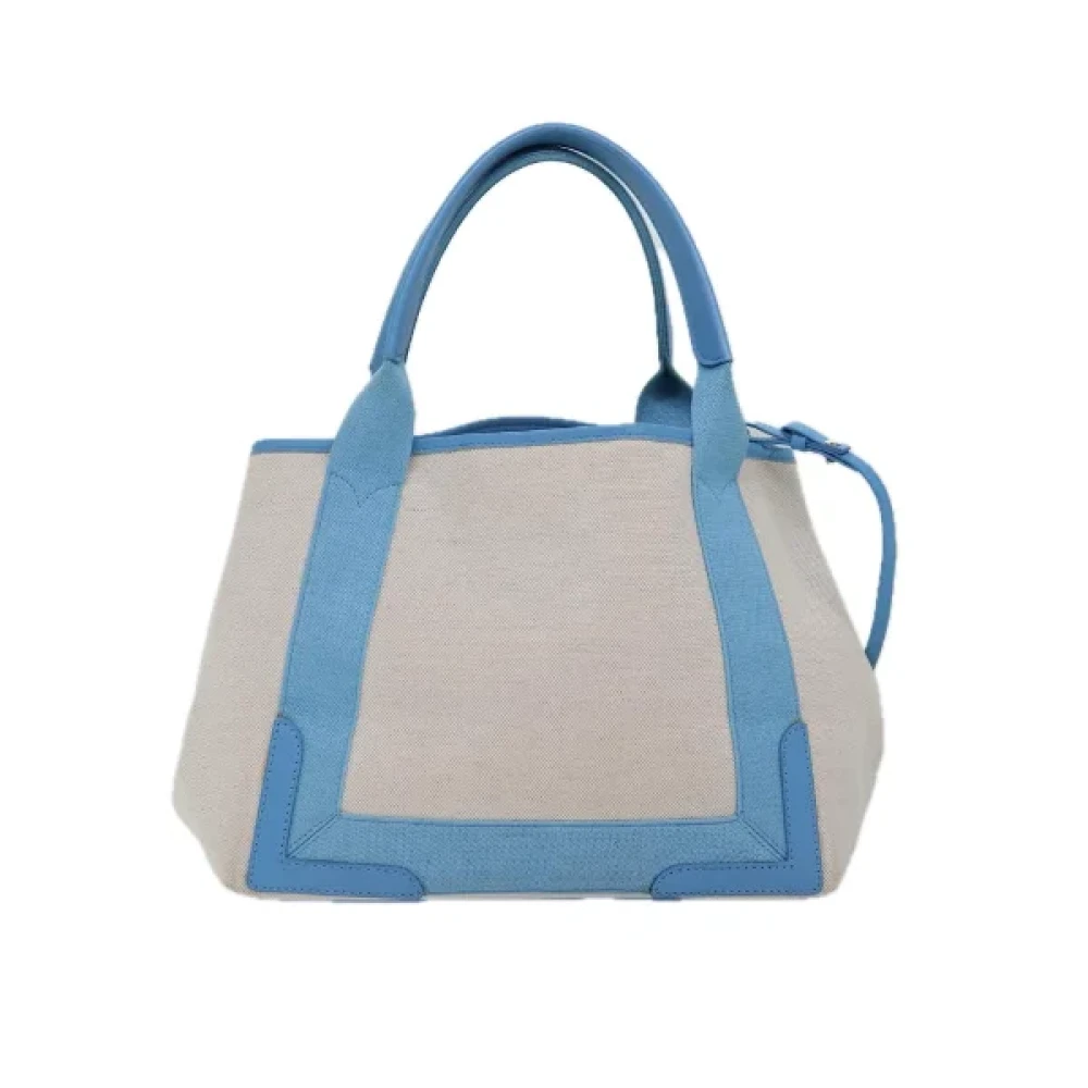 Balenciaga Vintage Pre-owned Canvas handbags Beige Dames