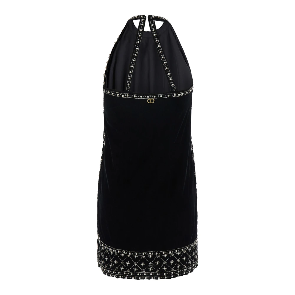 Twinset Zwart Jurk Set met Abito Black Dames