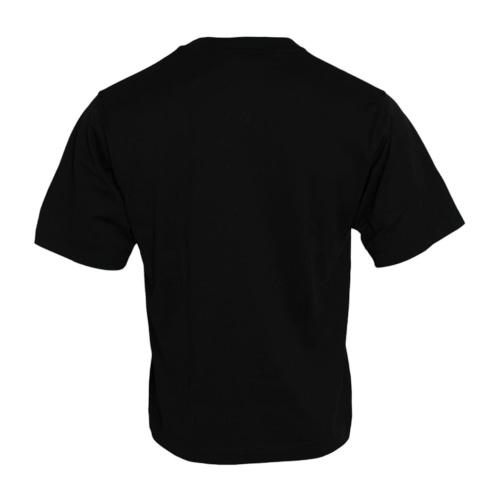 Dolce & Gabbana Versierde Crew Neck T-shirt Black Heren