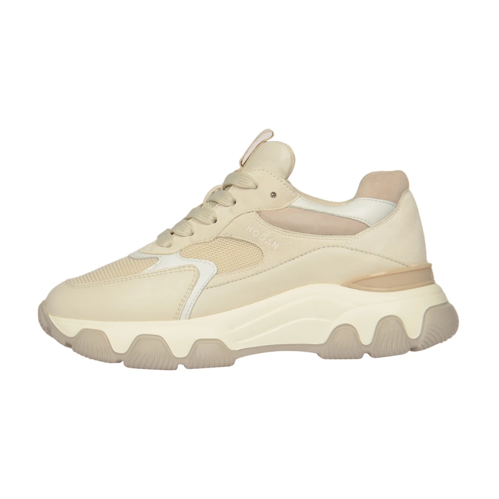 Hogan Hyperactive Veterschoen Beige Dames