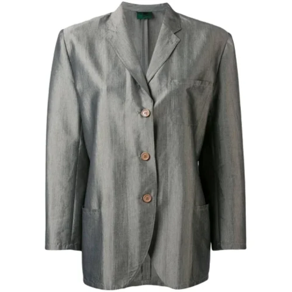 Jean Paul Gaultier Pre-owned Polyester outerwear Gray Dames