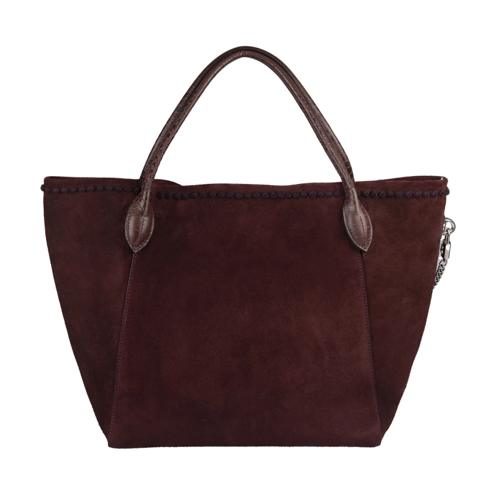 Ermanno Scervino Bruine Margot Tas met Krokodillenprint Brown Dames