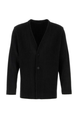 Pleated Cardigan