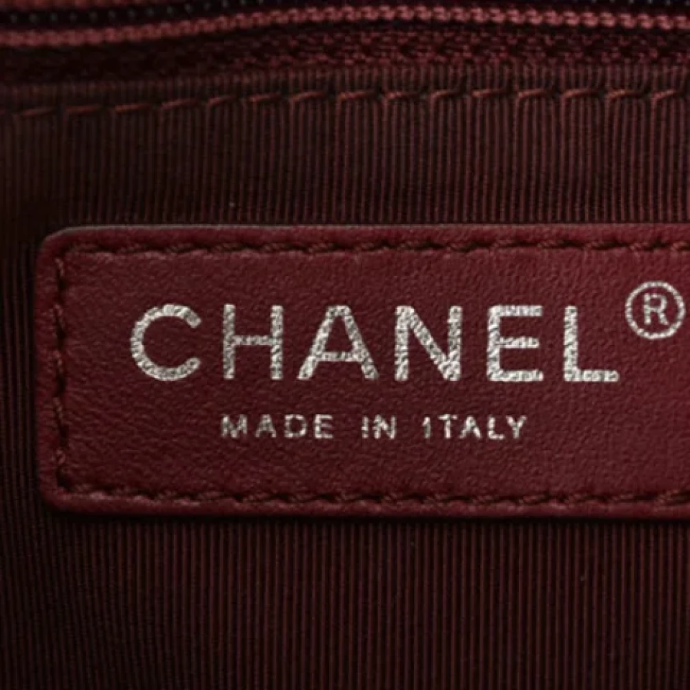 Chanel Vintage Pre-owned Fabric chanel-bags Brown Dames
