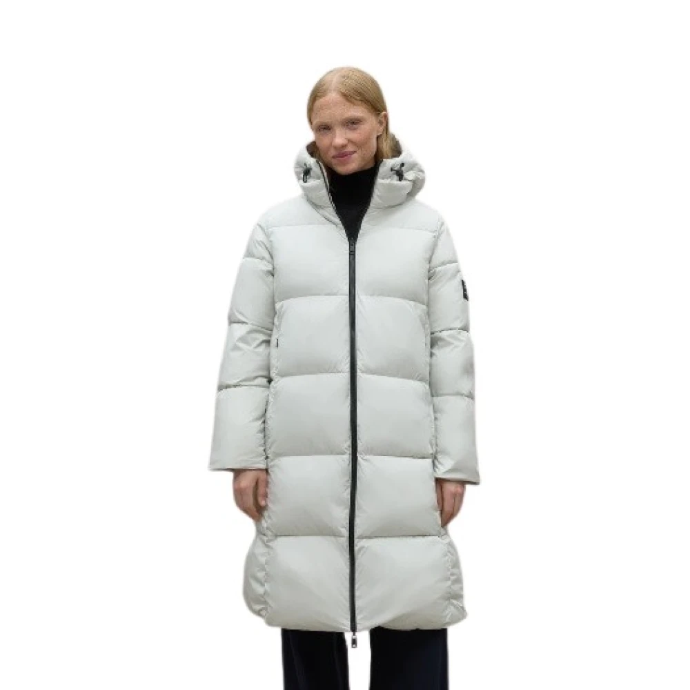 Ecoalf Omkeerbare waterafstotende winterjas White Dames