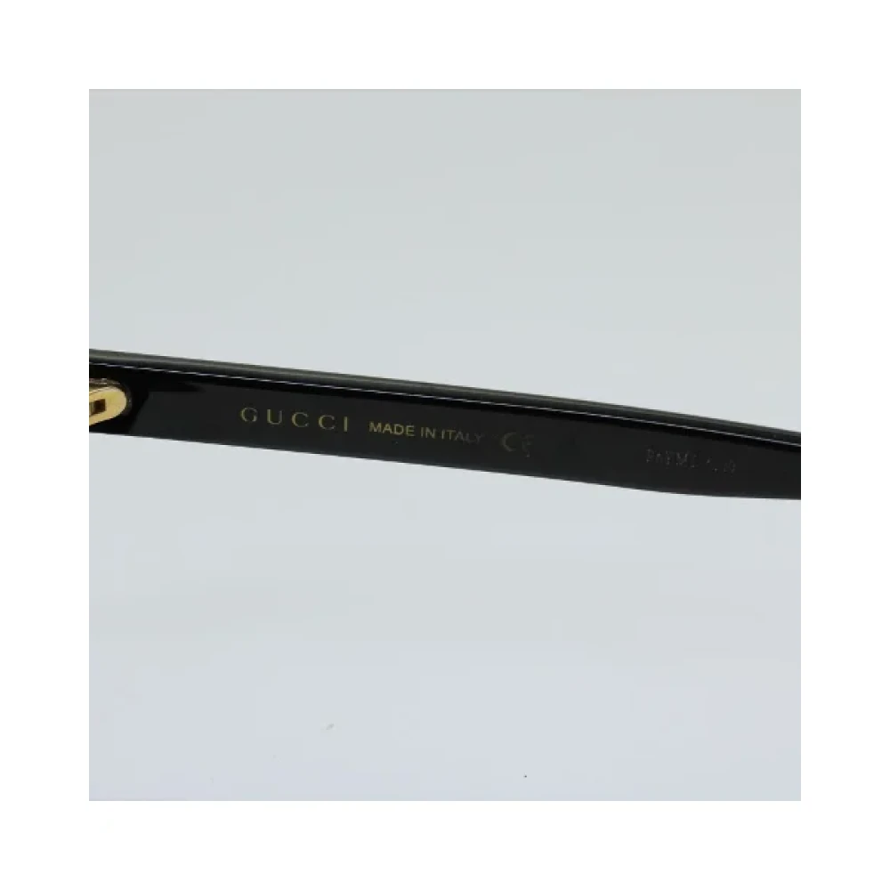 Gucci Vintage Pre-owned Plastic sunglasses Black Dames