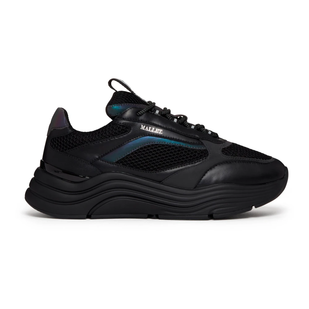 Mallet London Cyrus 2.0 Triple Iridescent Sneakers Heren Schoenen Zwart