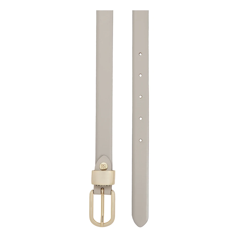 Kazar Grijze gladleren riem Gray Dames