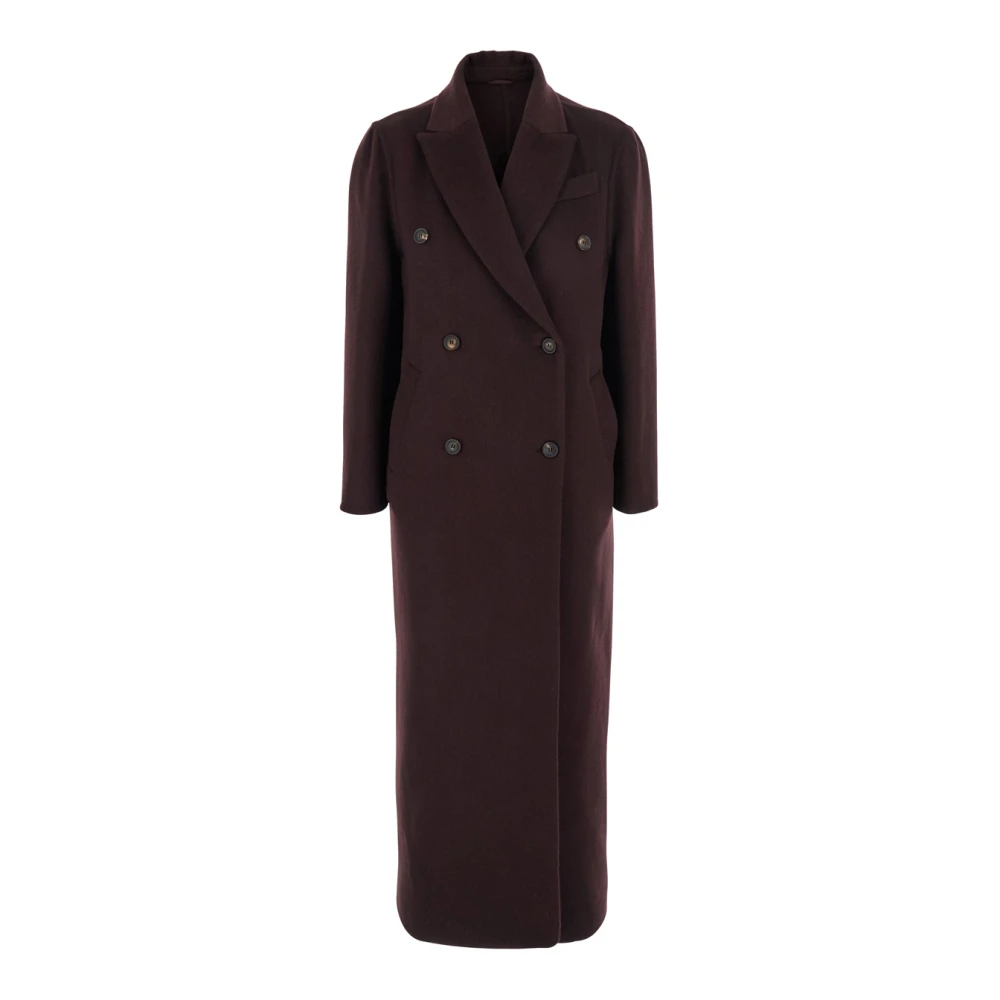 Coats > Double-Breasted Coats - - Brunello Cucinelli - Modalova