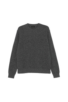 grey-ribbed-knit-crew-neck-sweater