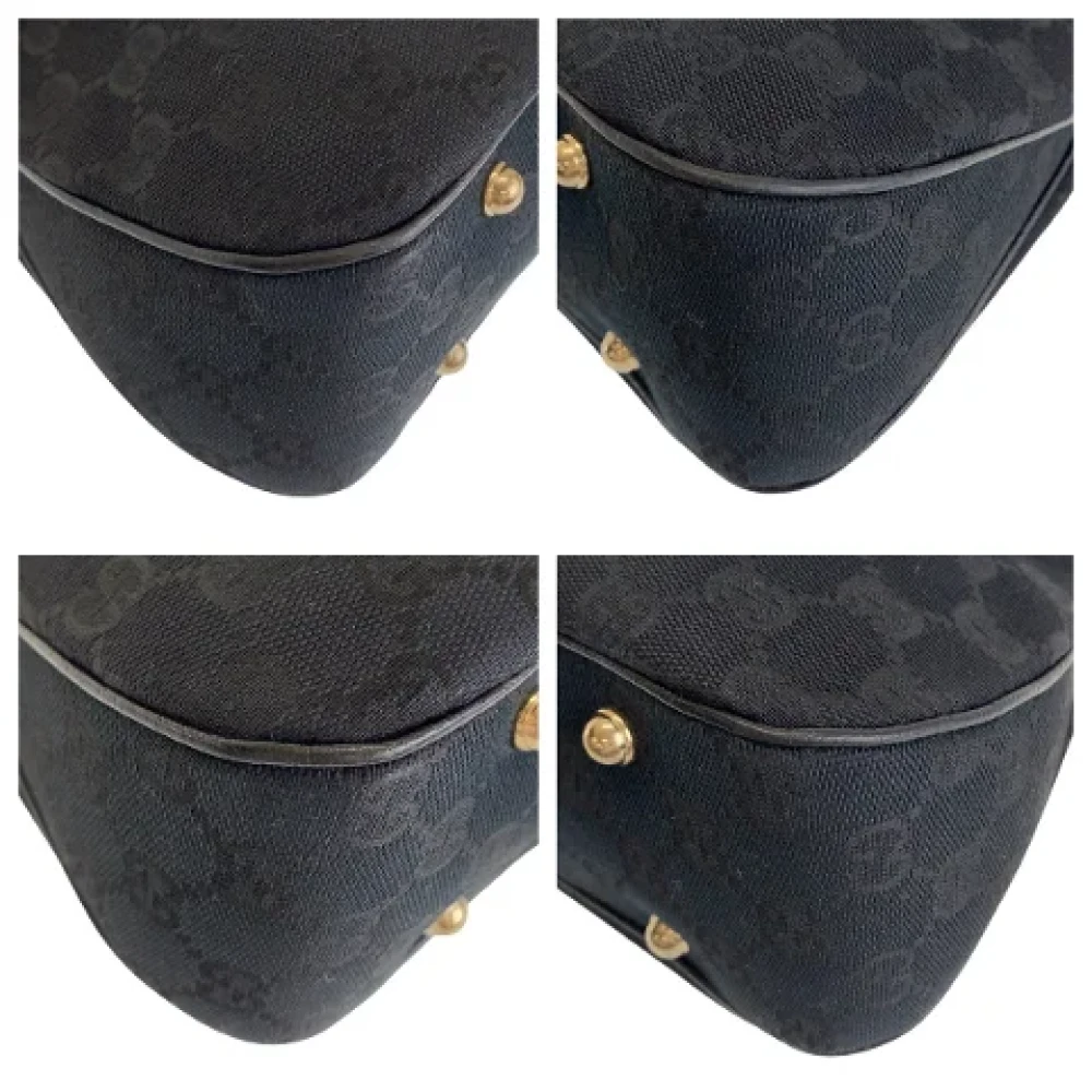 Gucci Vintage Pre-owned Canvas handbags Black Dames