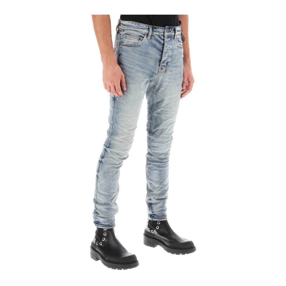 Ksubi Crinkle-effect skinny jeans Blue Heren