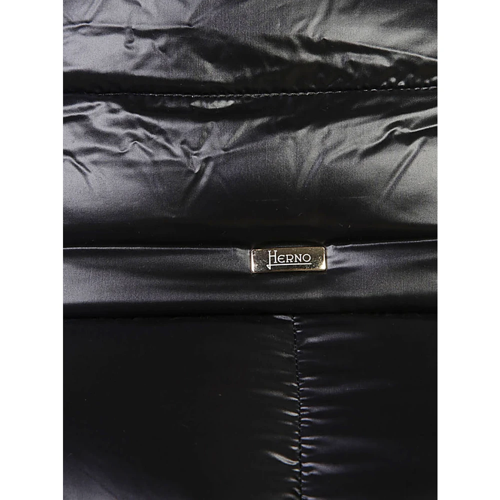 Herno Zwarte Winterjassen Black Dames
