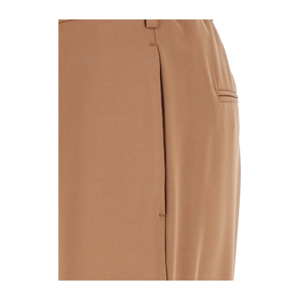 PT Torino Beige Tailored High Waisted Pants Beige Dames
