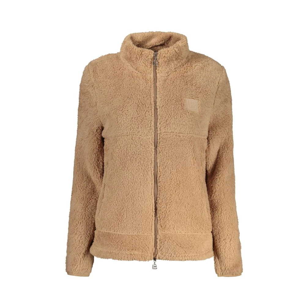 Laura Biagiotti Long-Sleeved Zip-Up Sweatshirt - Female - Zip-Throughs - Brown - S - Sweatshirts & Hoodies