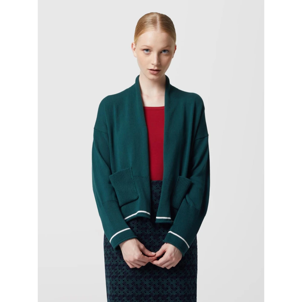 Alpha Studio Dames Cardigan Green Dames