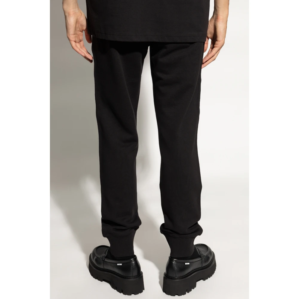 Versace Jeans Couture Sweatpants met logo Black Heren
