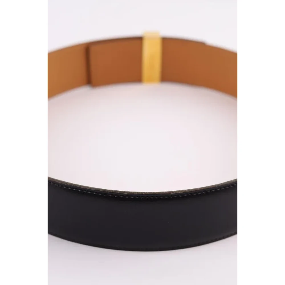 Hermès Vintage Pre-owned Fabric belts Black Dames