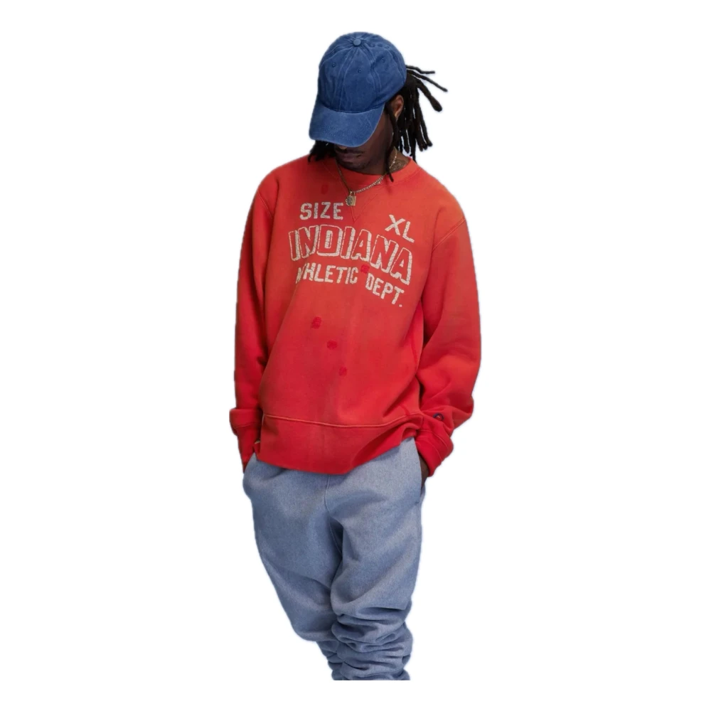 Champion Vintage Crewneck Sweatshirt Red Heren