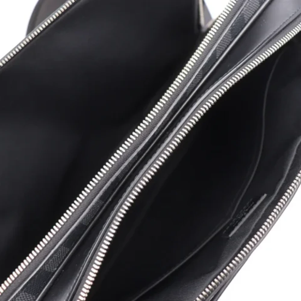 Louis Vuitton Vintage Pre-owned Canvas shoulder-bags Black Dames